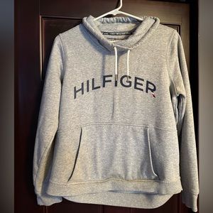 Size medium, Tommy Hilfiger grey sport hoodie.
